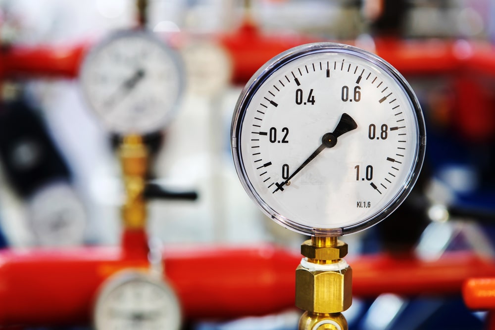 Industrial heating wire on pressure monitor