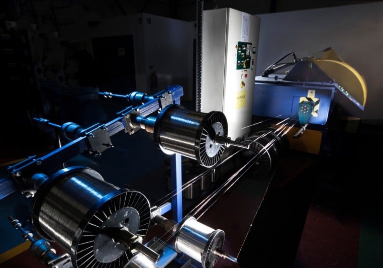 Bunched wire being tested