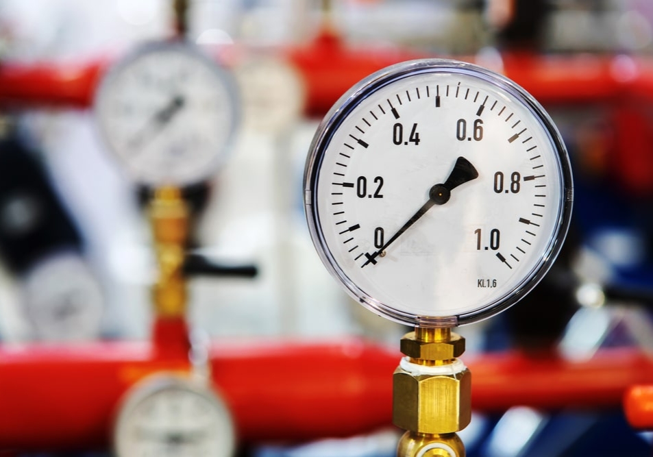 Industrial heating wire on pressure monitor